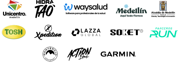 Logos marcas patrocinadoras Corre UPB